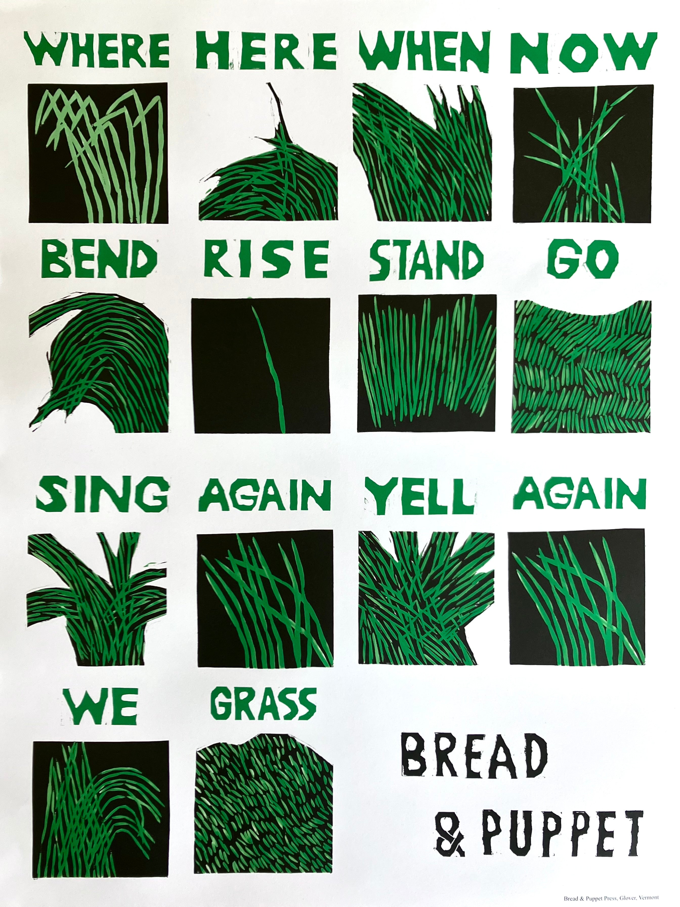 We Grass Bread + Puppet Press
