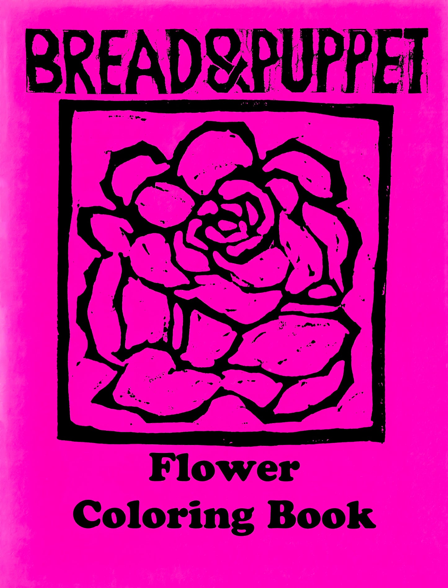 Bread and Puppet Flower Coloring Book