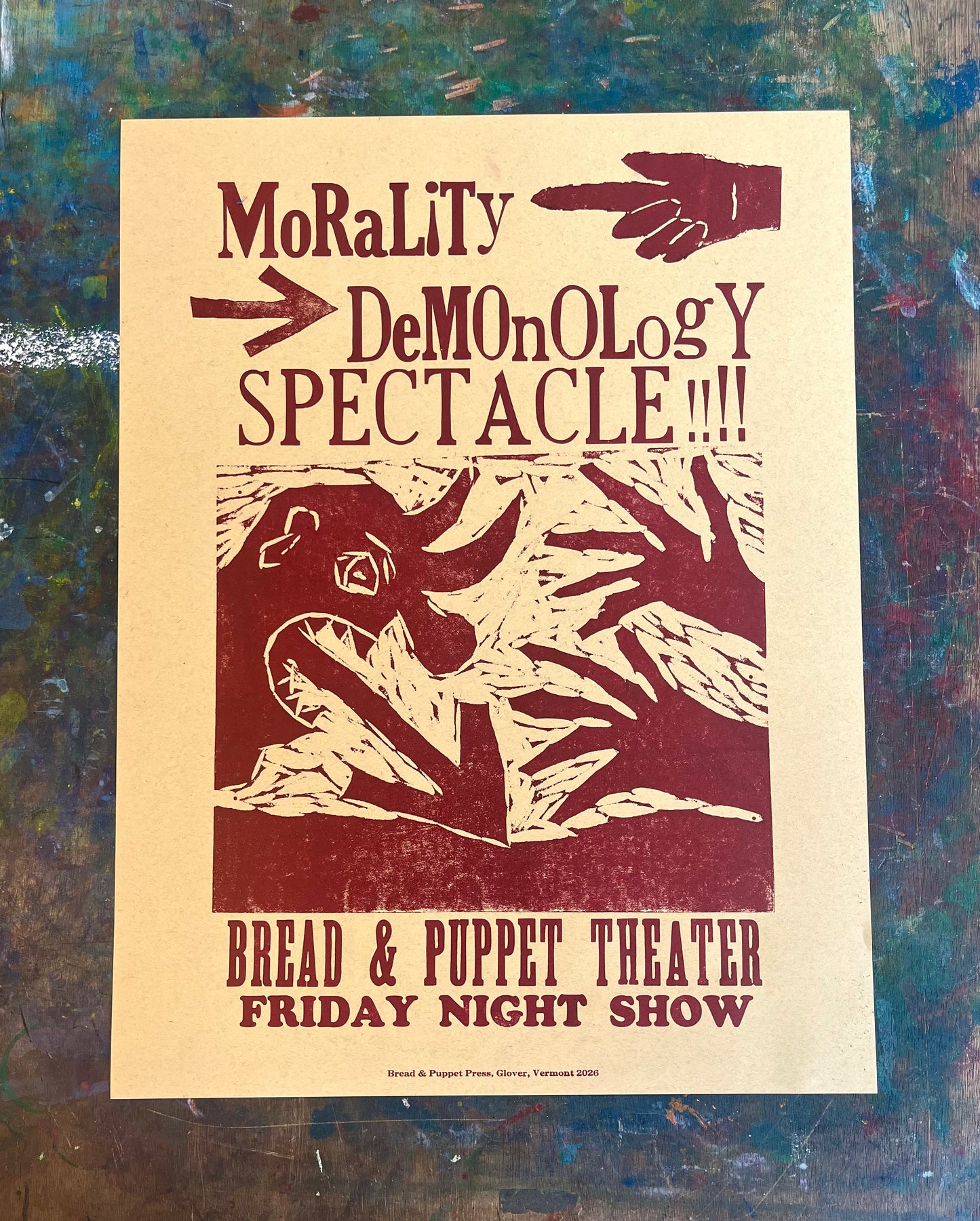 Morality Demonology Spectacle Show Poster