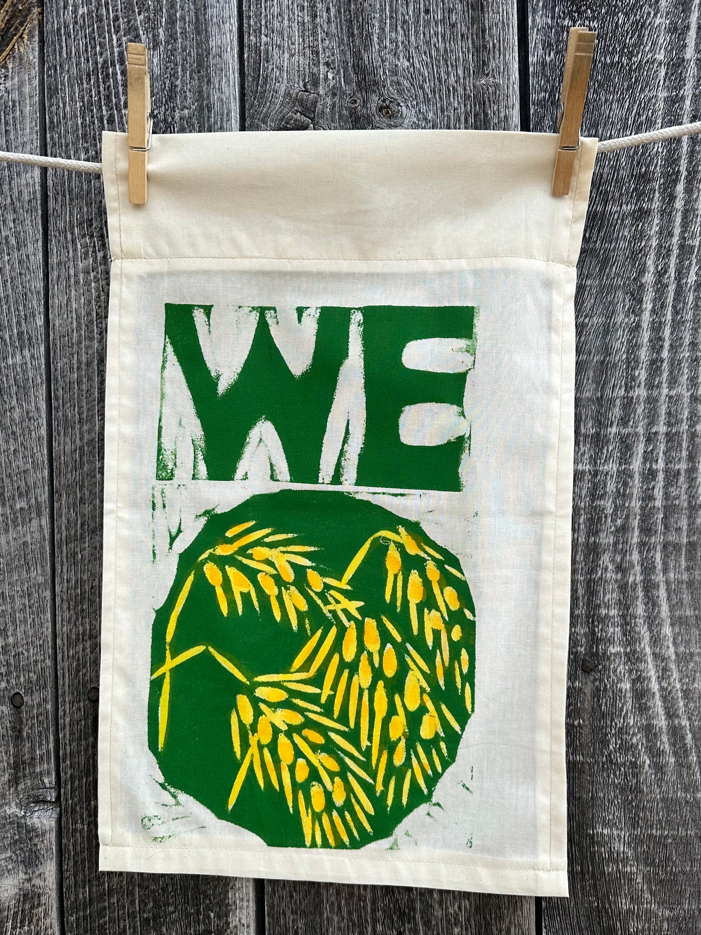 We Green Grain Banner
