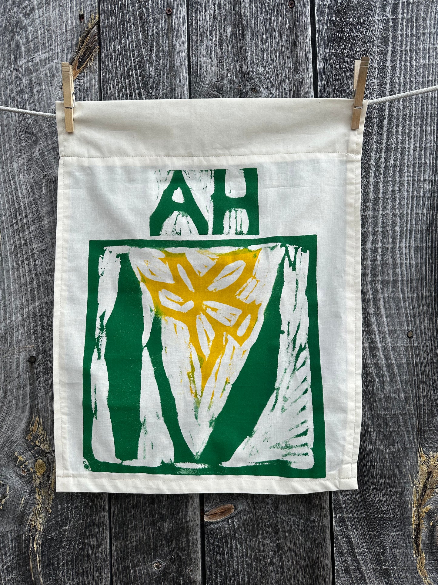 Ah Green Daffodil Banner