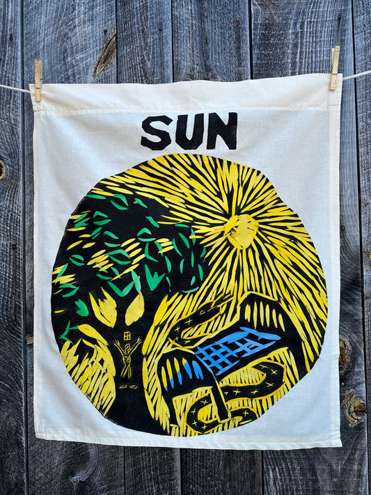 Sun Tree Bed Snake Banner