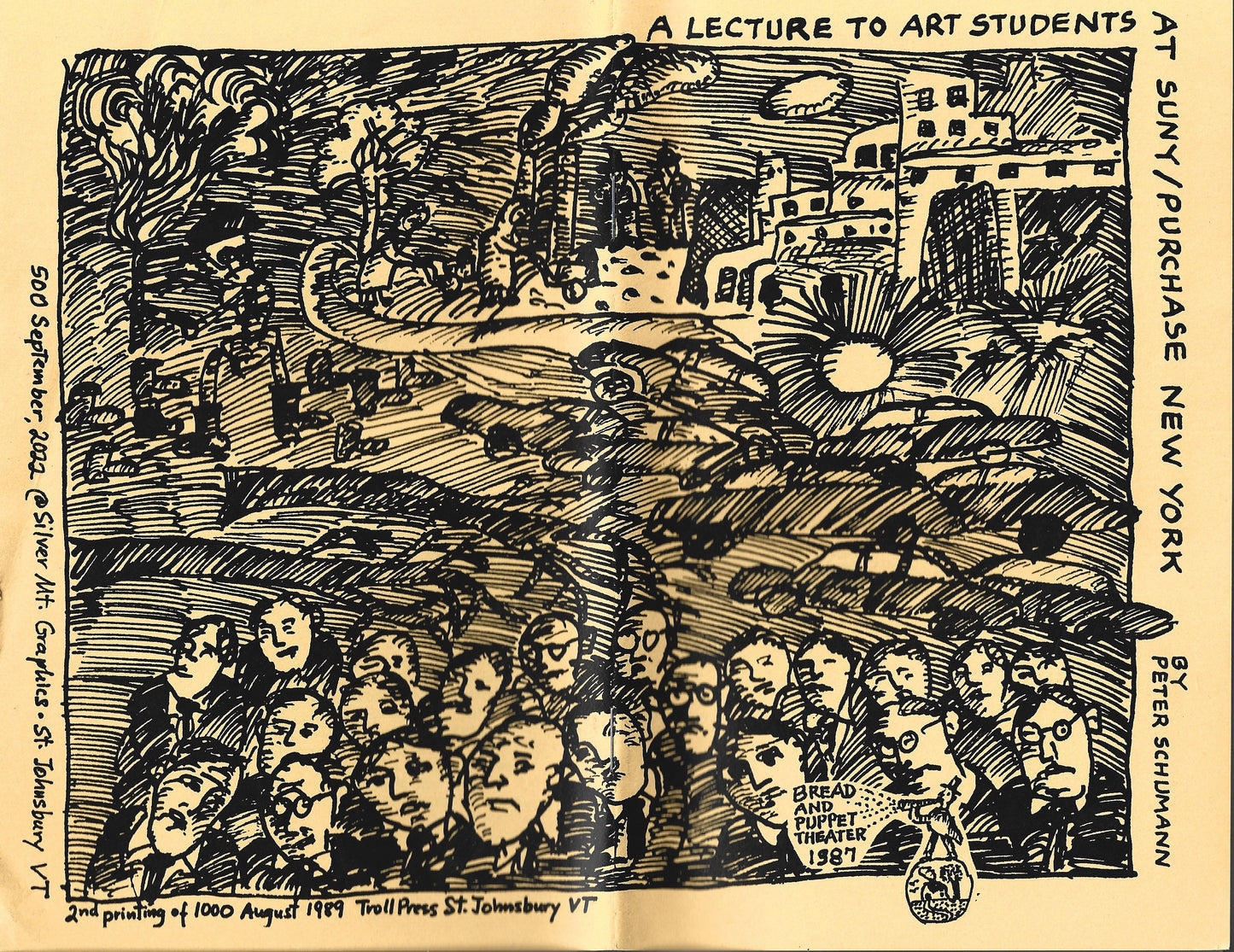 A Lecture to Art Students at SUNY Purchase New York