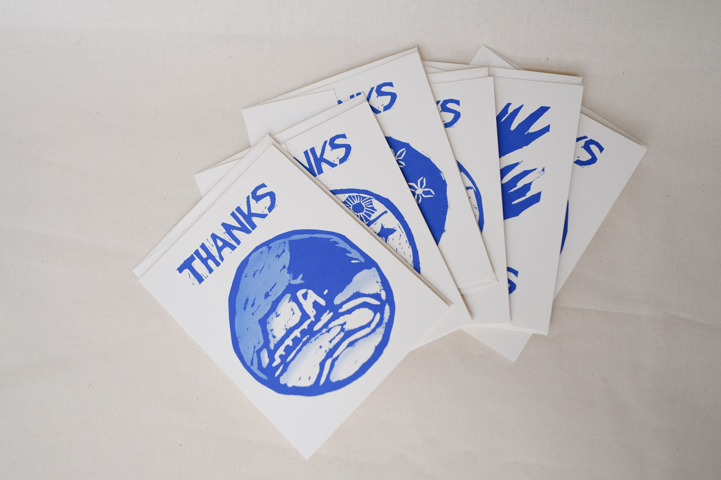 Thanks Card Pack - Blue