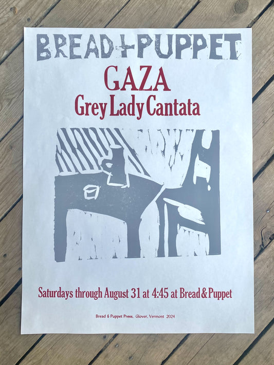 Gaza Grey Lady Cantata Poster