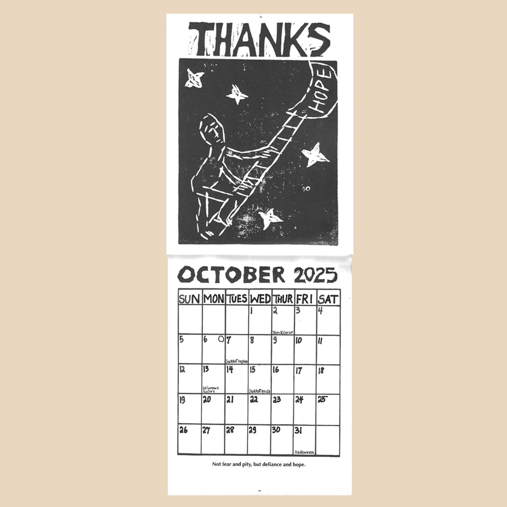 2025 Calendar The Principle of Hope Bread + Puppet Press
