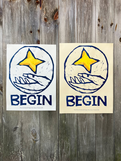 Begin Poster