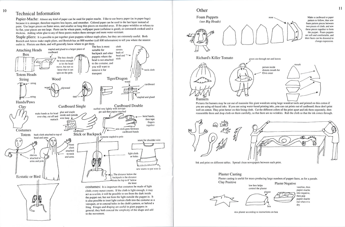 68 Ways to Make Really Big Puppets – Bread + Puppet Press