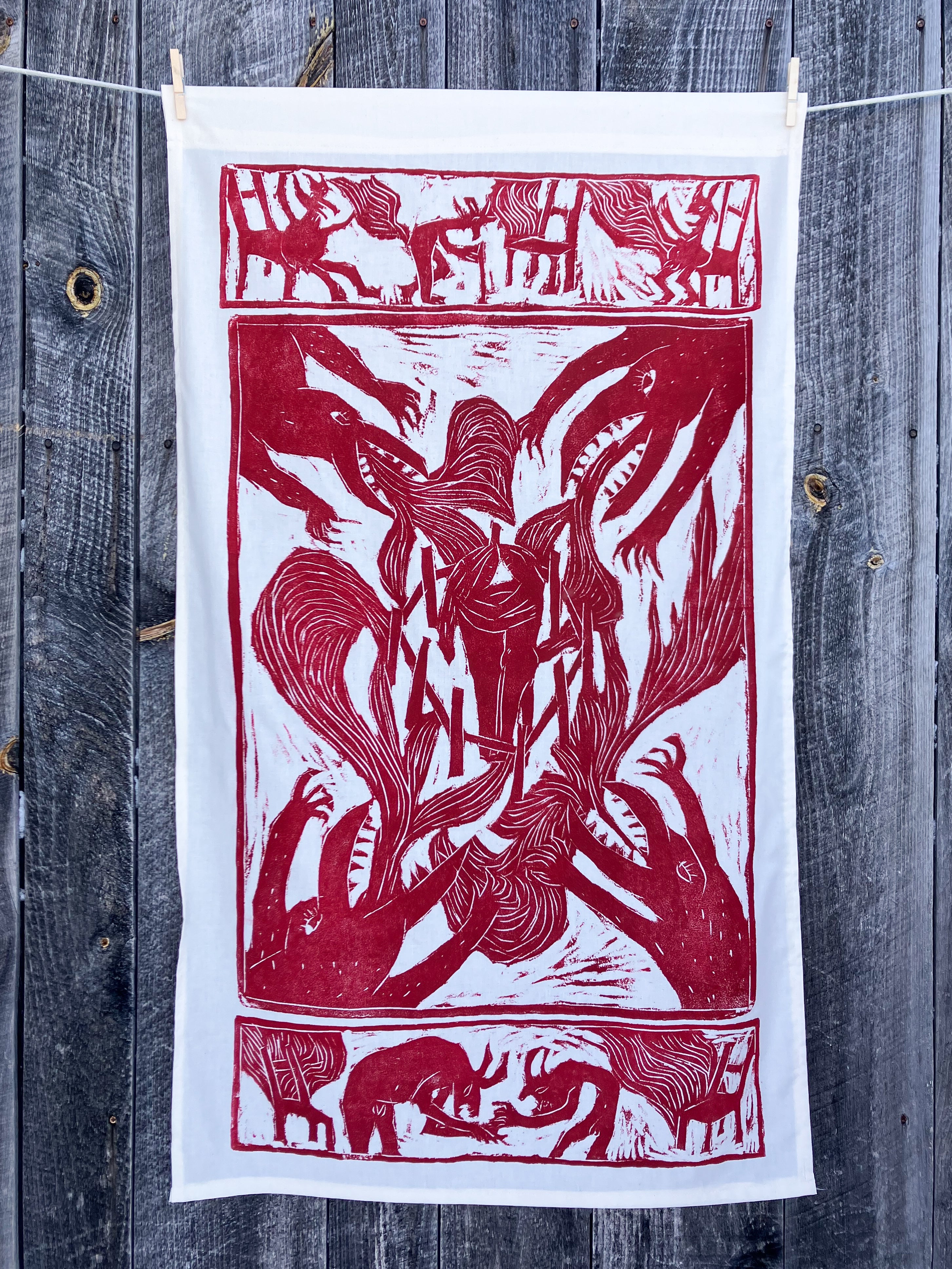 Birdcatcher in Hell Adam + Eve – Bread + Puppet Press
