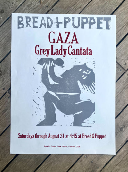 Gaza Grey Lady Cantata Poster