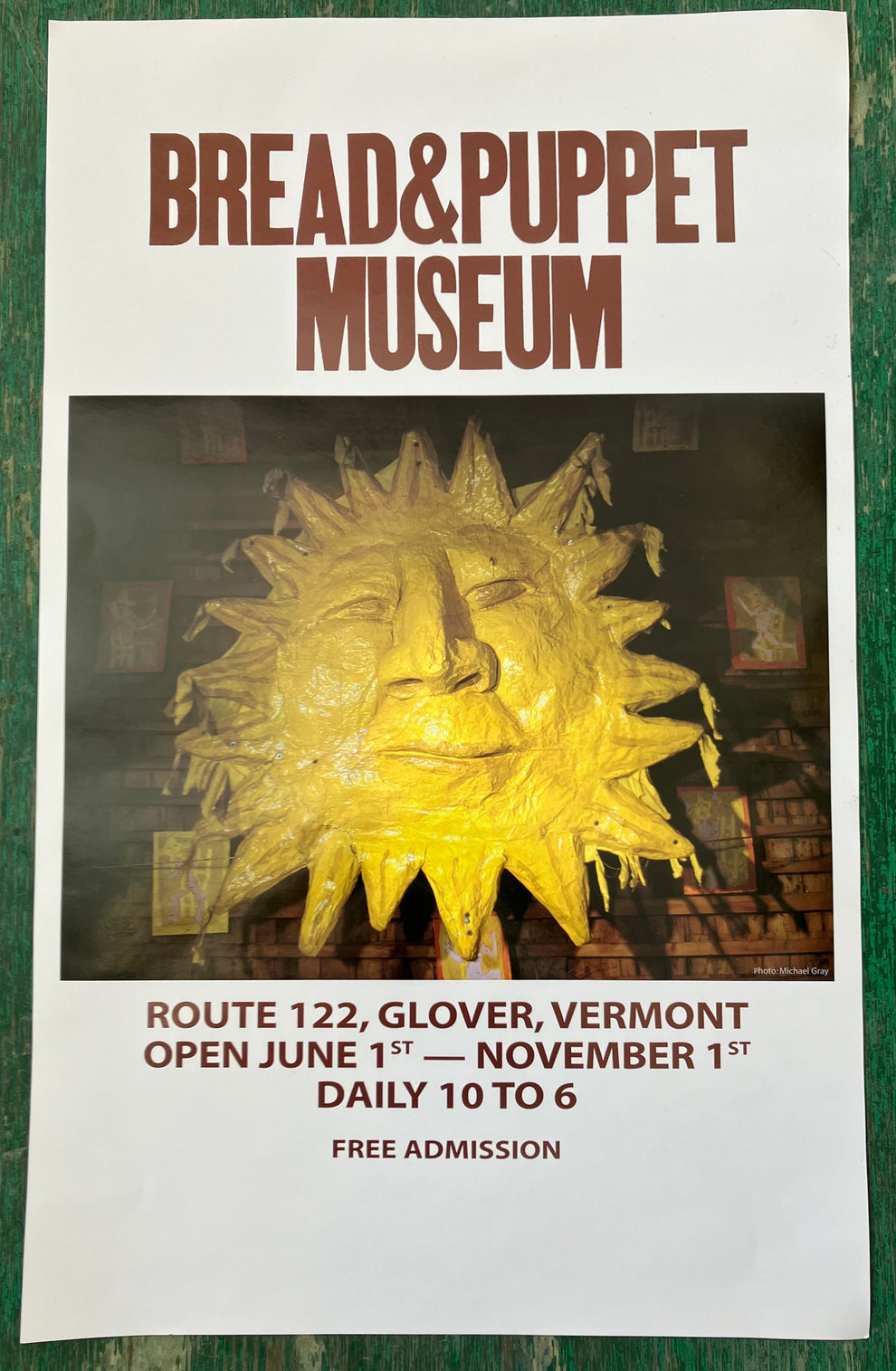 Sun Puppet Display – Bread + Puppet Press