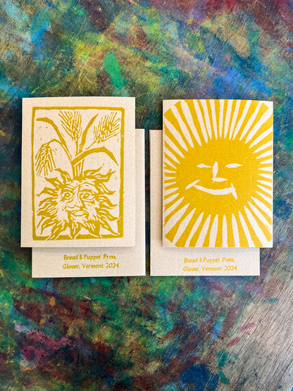 Sun Cards Set of 4