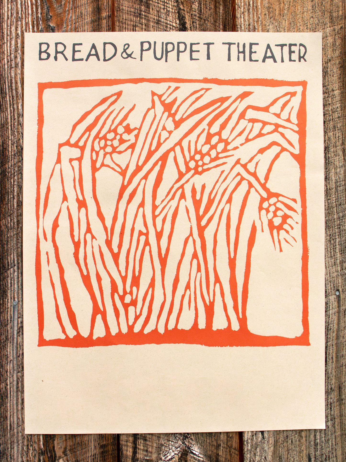 Bread and Puppet Theater Grain Poster