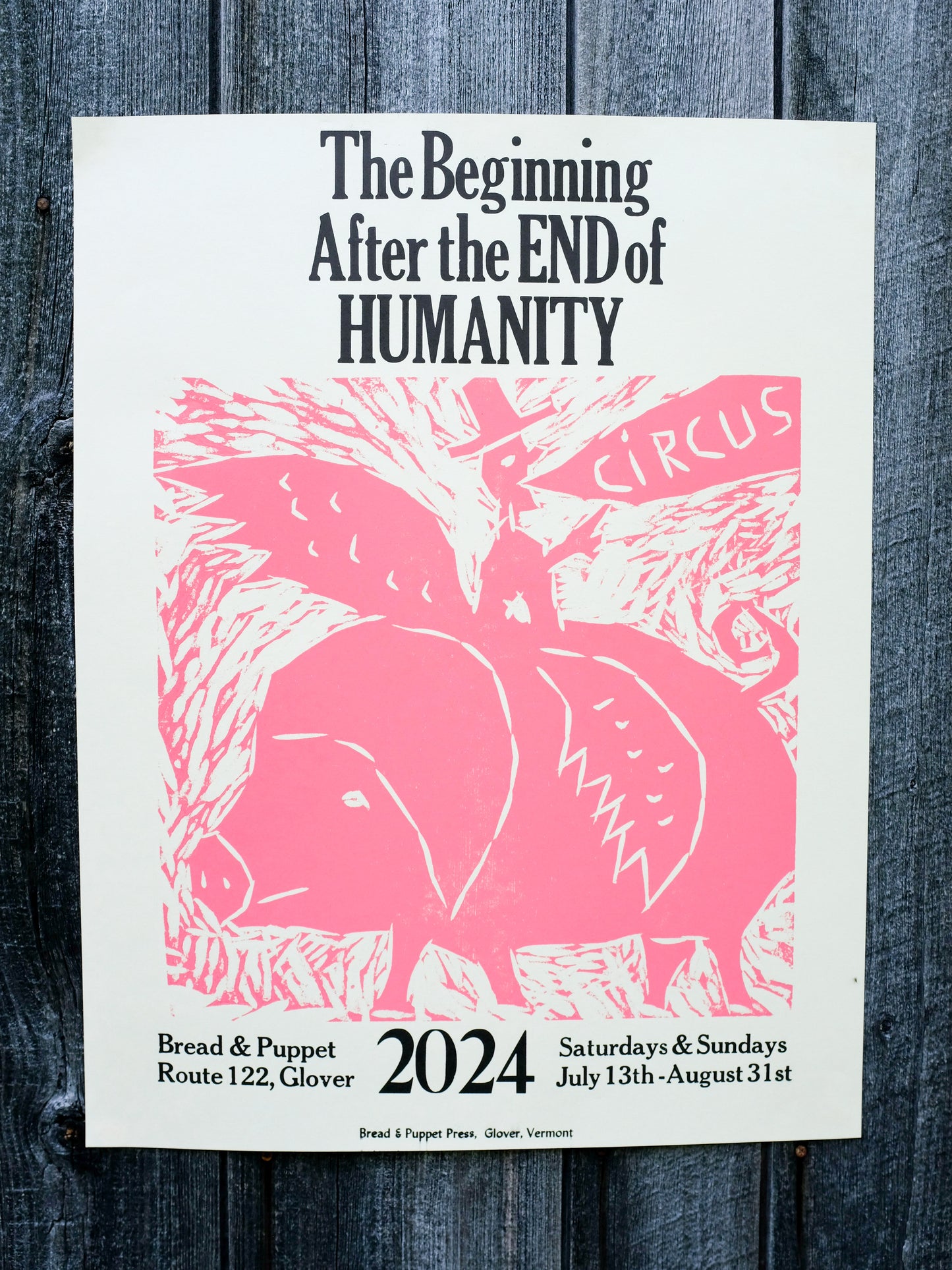 The Beginning After The End of Humanity 2024 Circus Poster