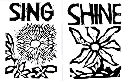 Bread and Puppet Flower Coloring Book