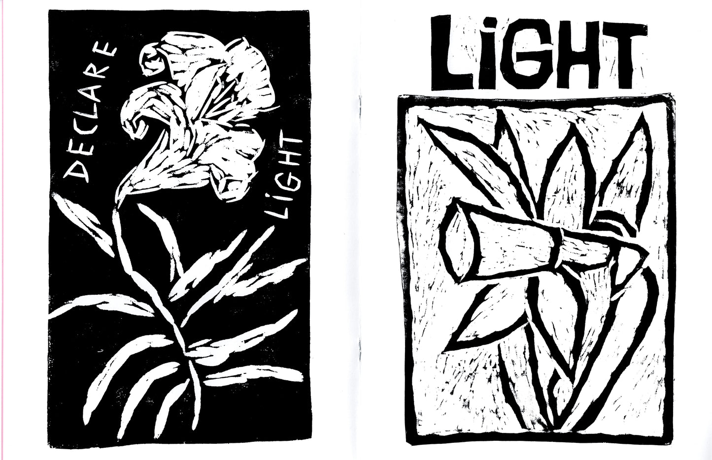 Bread and Puppet Flower Coloring Book