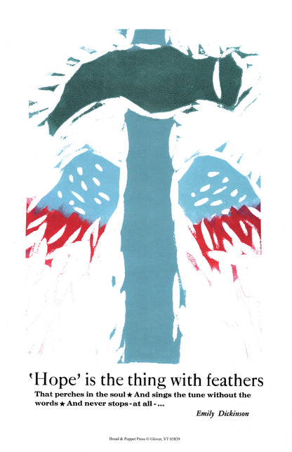 Emily Dickinson: Hope Is The Thing With Feathers (Poster)