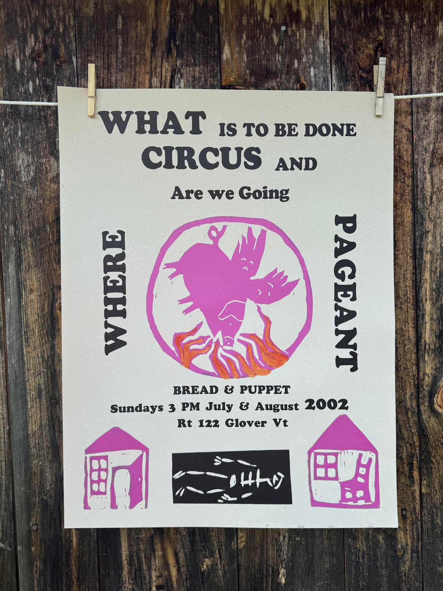 What is to be Done 2002 Circus Poster