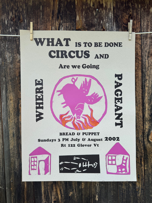 What is to be Done 2002 Circus Poster