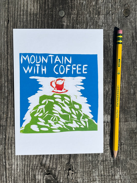 Mountain With Coffee
