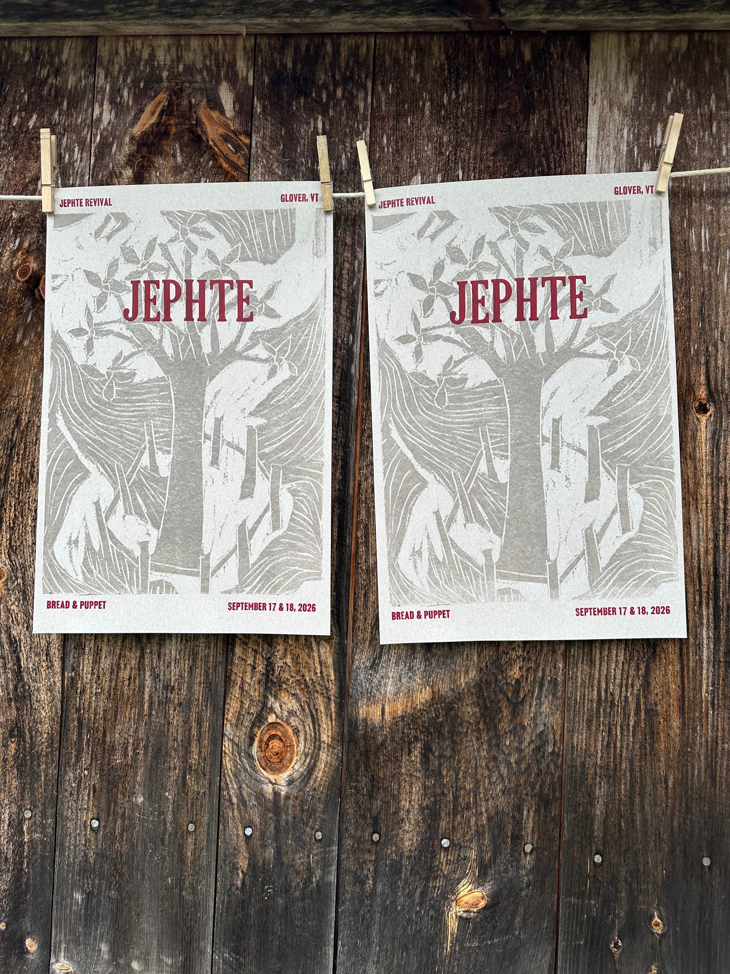 Jephte Revival Poster