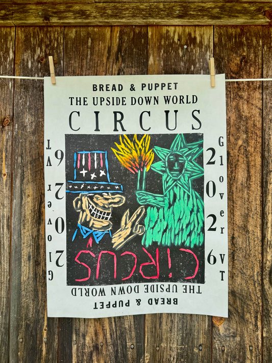 2026 Circus Poster - The Upside Down World