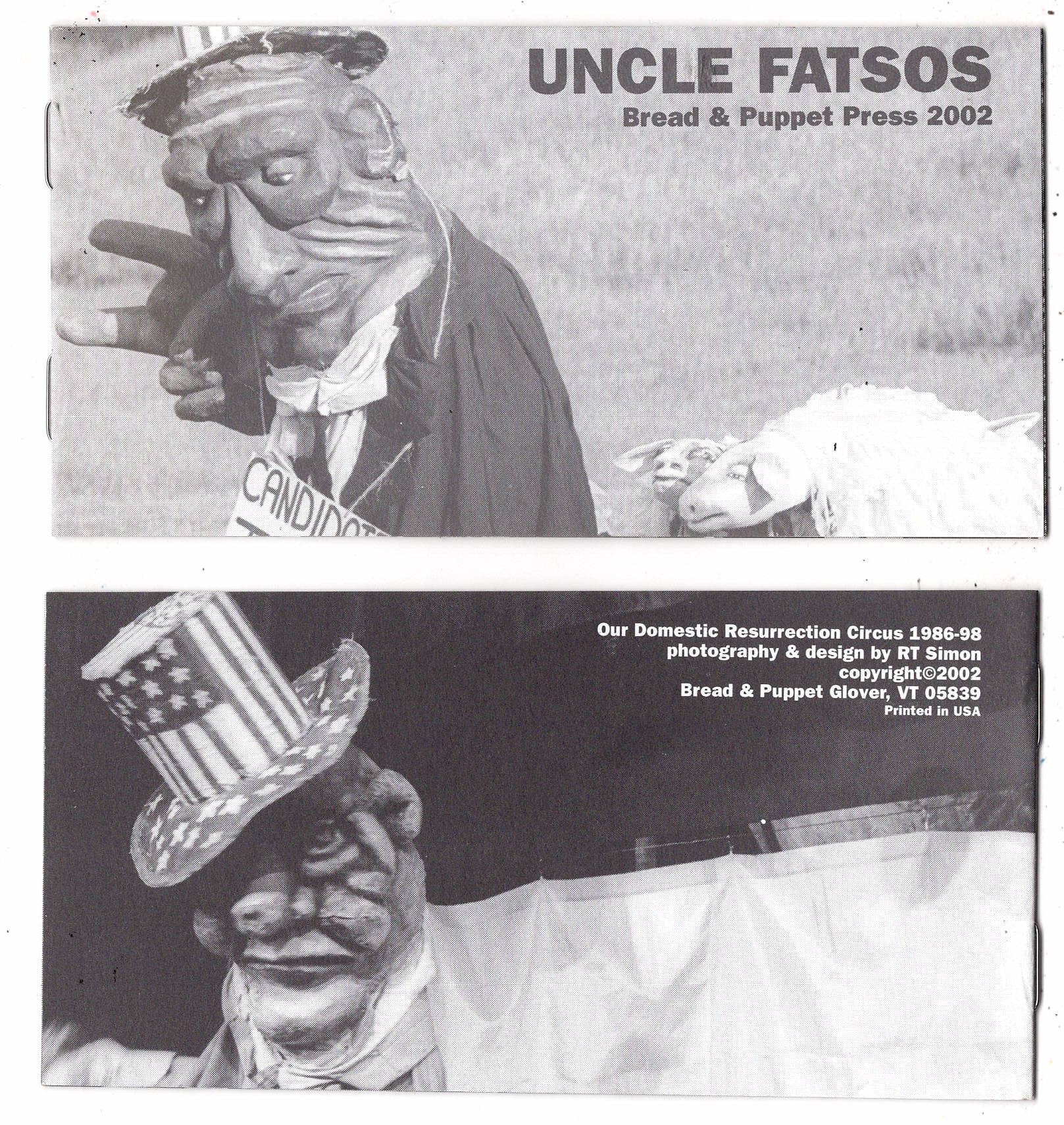 Ronald T. Simon Miniature Books – Bread + Puppet Press