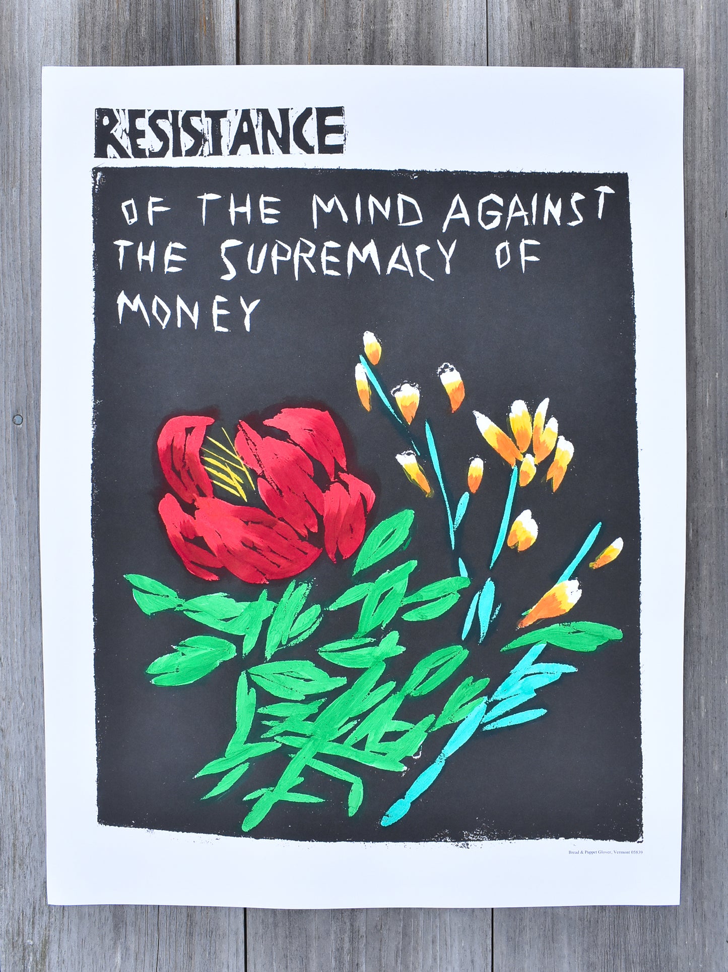 Resistance of the Mind Against The Supremacy of Money