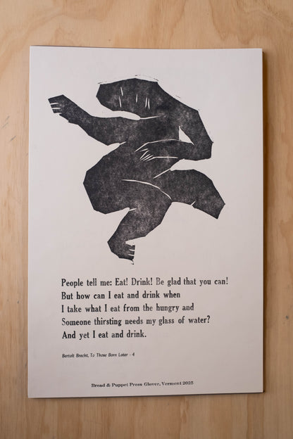 Brecht: To Those Born Later