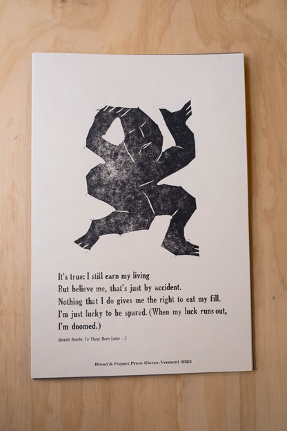 Brecht: To Those Born Later