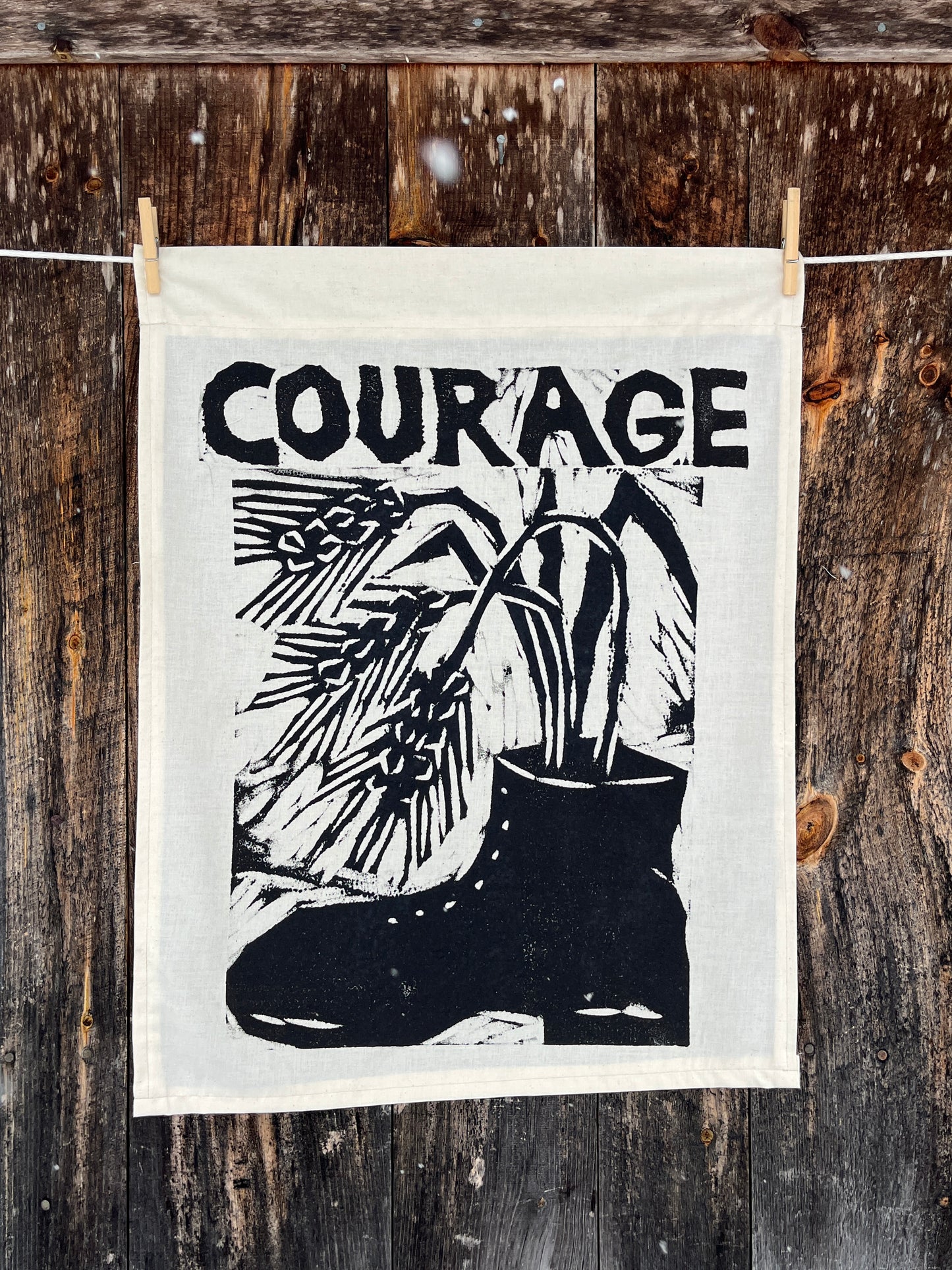 Courage Boot Banner
