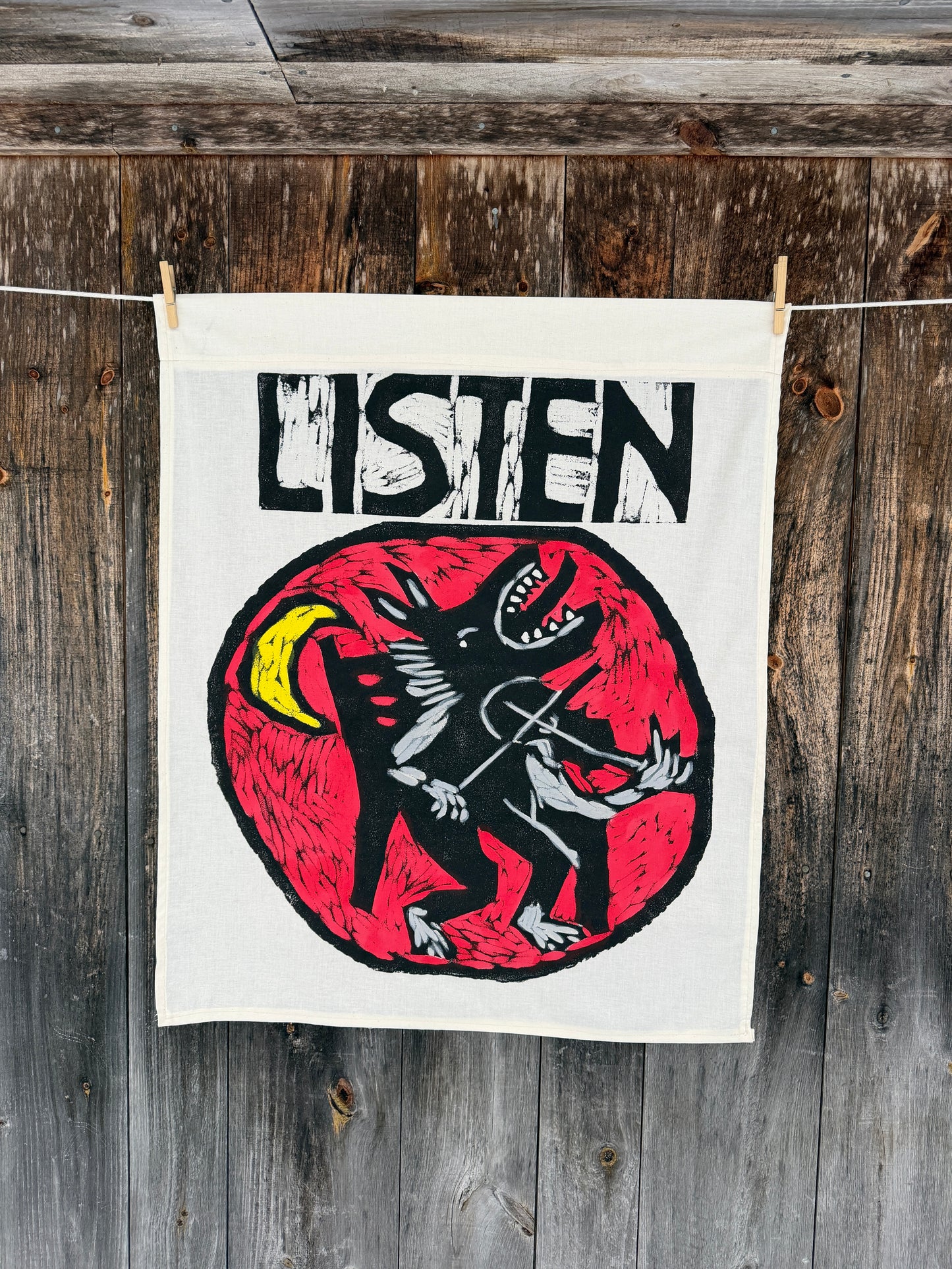 Listen Wolf Banner