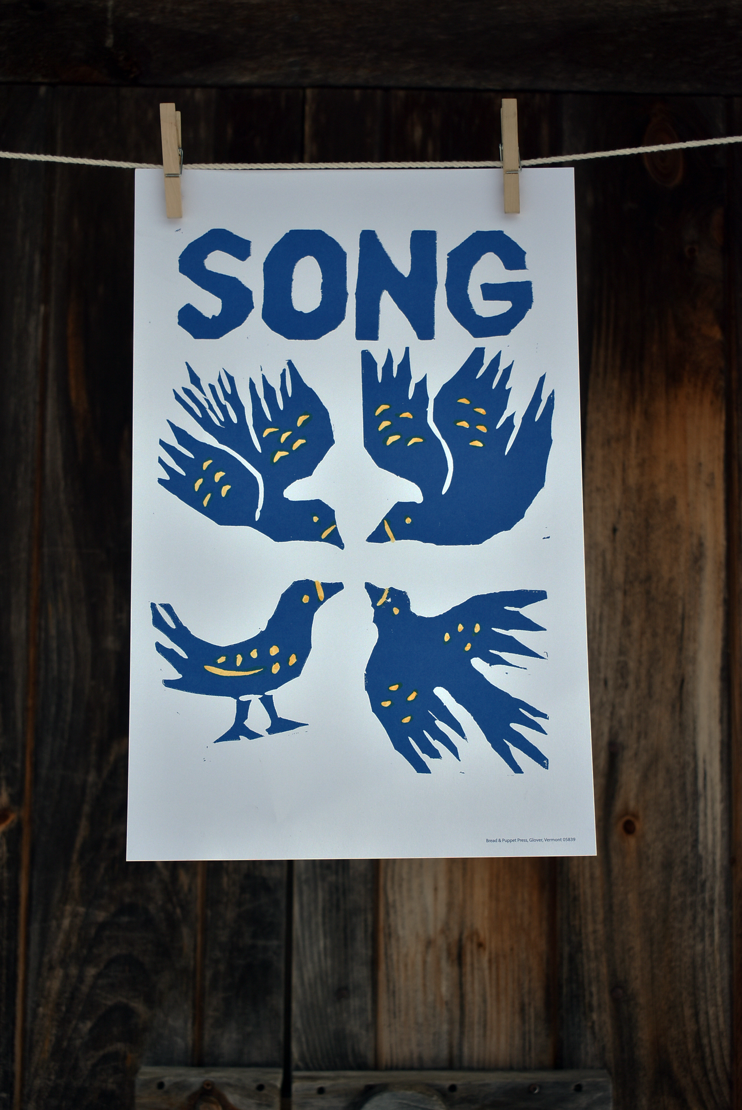 Blue: Song Birds Poster
