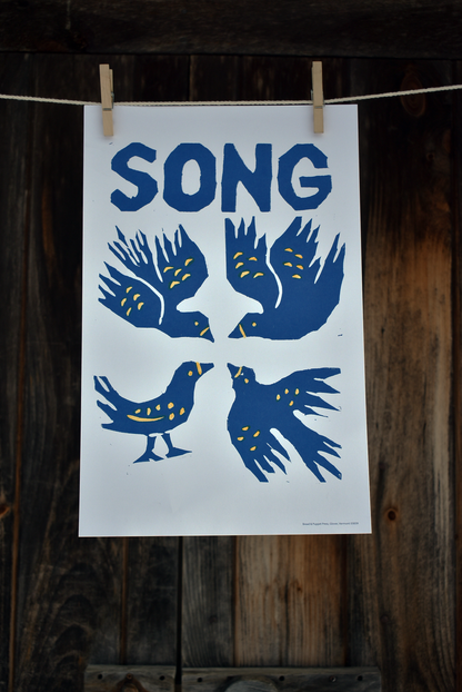 Blue: Song Birds Poster