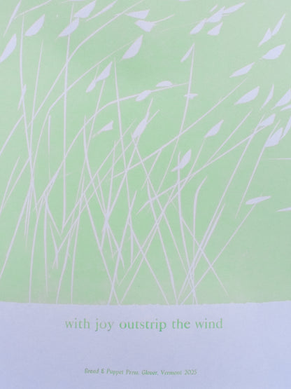 with joy outstrip the wind